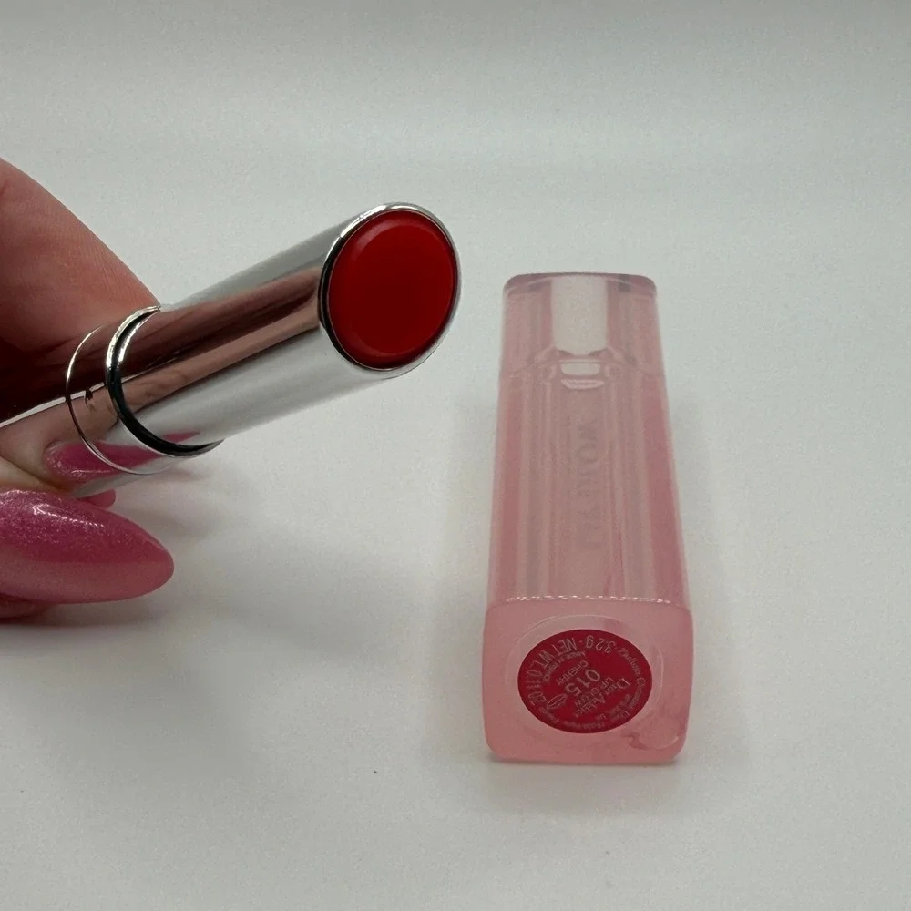 Dior Addict Lip Glow Color Reviver Balm 015 Cherry Hydrating Lip Balm 0.11oz